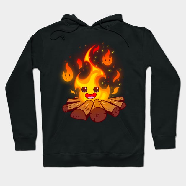 Campfire Wisp Hoodie by Andy Portillo